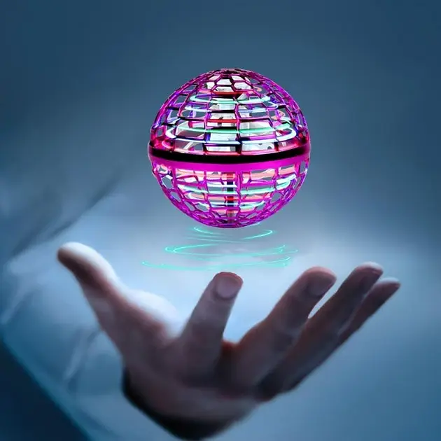 Дитяча літаюча куля, що світиться FlyNova Flying Spinner RGB - фото 2