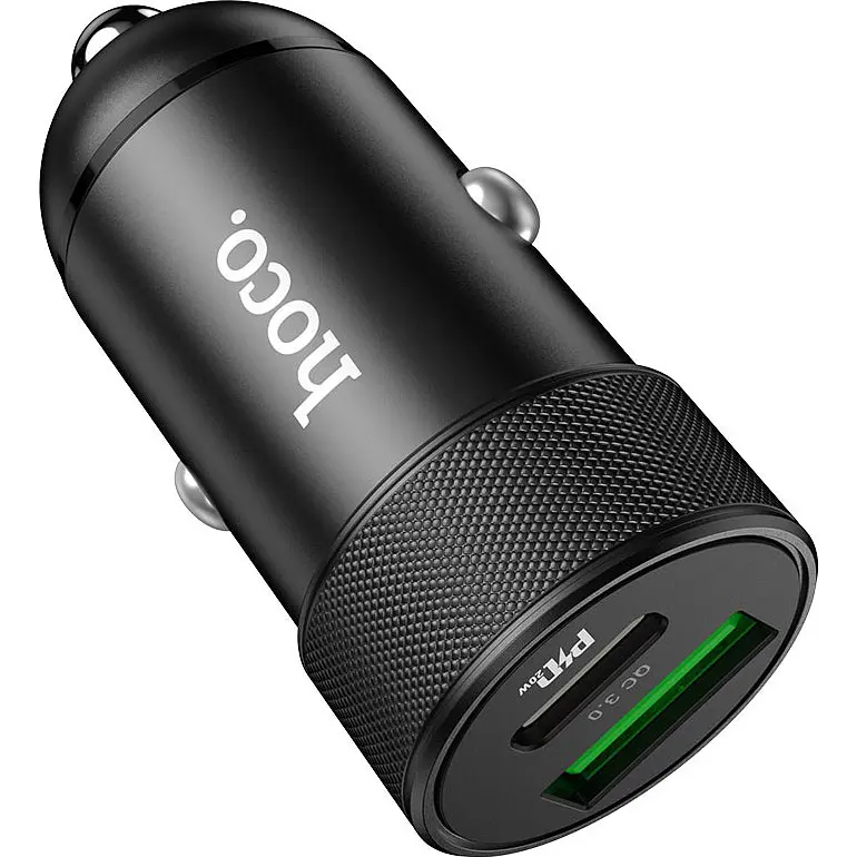 Автомобильное зарядное устройство Hoco Z32B Speed Up PD20W + QC3.0 [110003] - фото 4