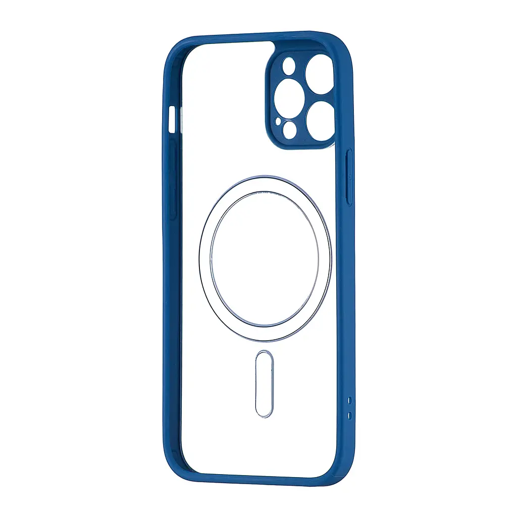 Чохол Color Edge with MagSafe (Protected Camera) iPhone 12 Pro Navy Blue - фото 3