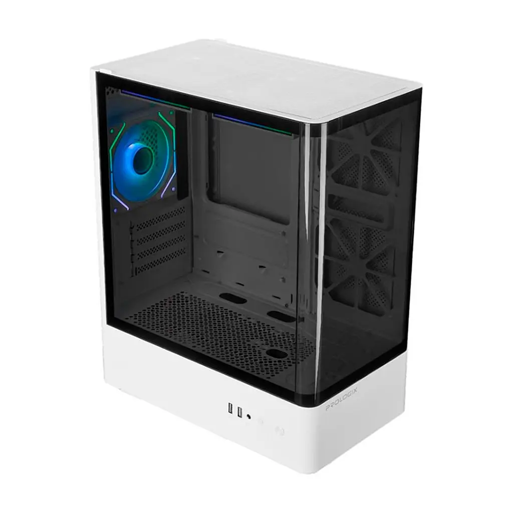 Корпус для ПК Prologix Lumi GM-01AW Glass White - фото 9