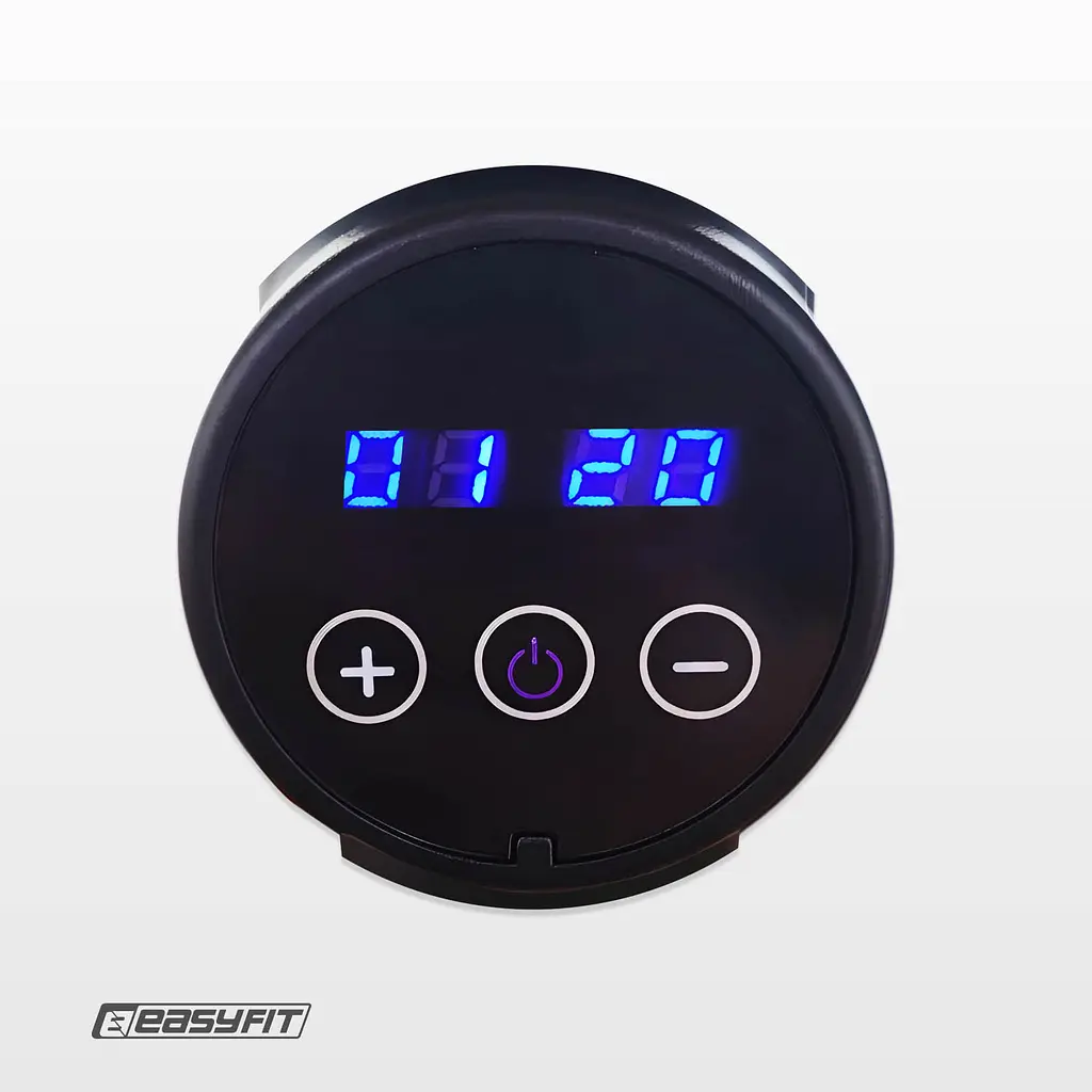 Масажний пістолет EasyFit Percussio (портативний перкусійний вібромасажер для тіла з 6 насадками) (EF-2073) - фото 4