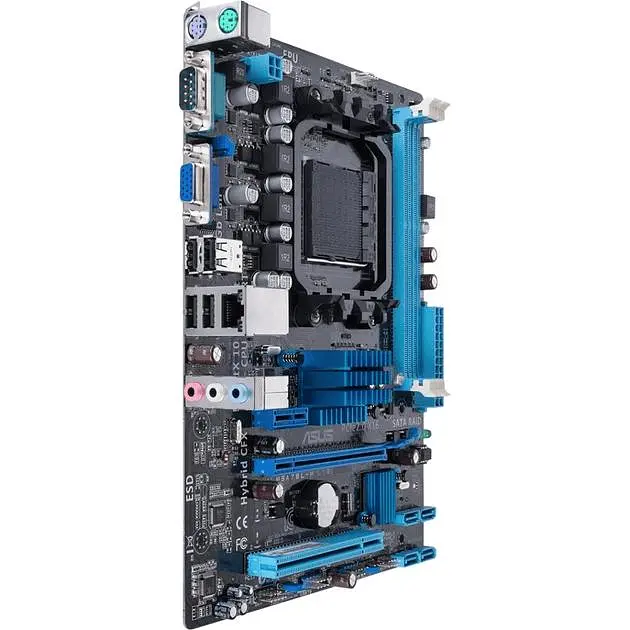 Материнська плата ASUS M5A78L-M LX3 (M5A78L-M LX3) (Socket AM3+, AMD 760G, Micro-ATX) Б/в - фото 4