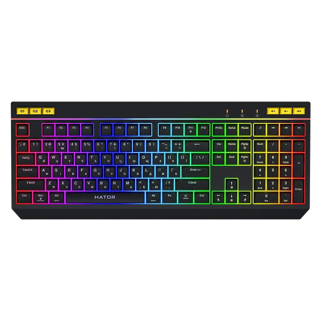 Клавіатура Hator Icefall RGB Black (HTK402UA) - фото 3