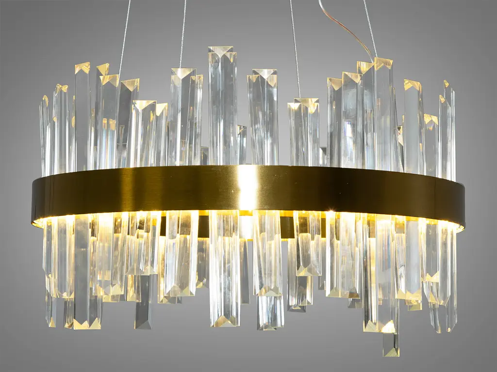Люстра стельова LED Diasha 836/400BR, 90W, бронза, сучасний стиль для спальні та вітальні - фото 2