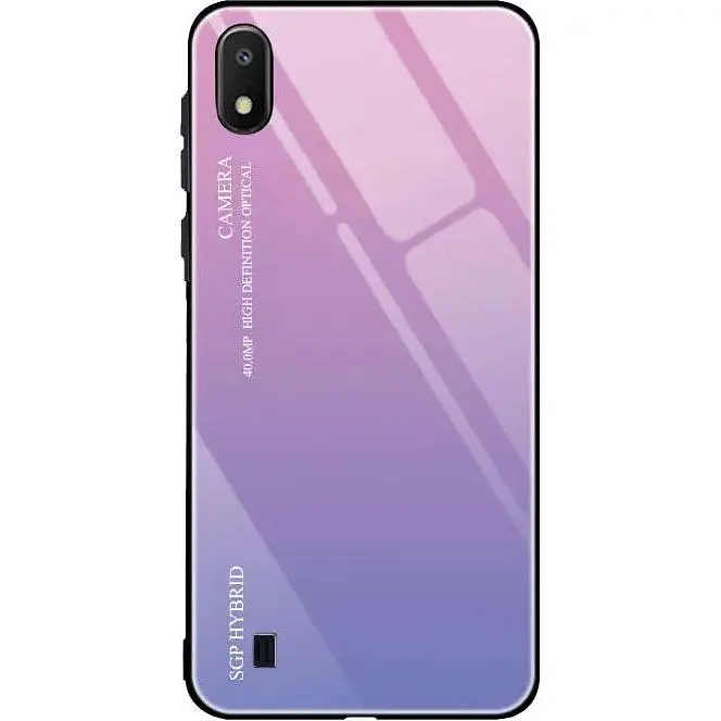 Чохол бампер Primolux Gradient Glass для Samsung Galaxy A10 2019 (SMA105) Pink - фото 2