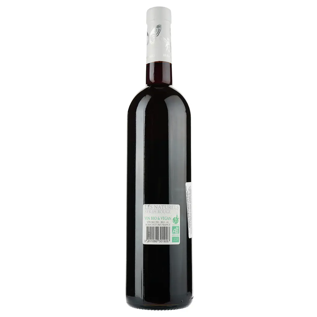 Вино Les Naturels De Nicolas Vellas Syrah Rouge Bio IGP Pays D'Oc, червоне, сухе, 0,75 л - фото 2