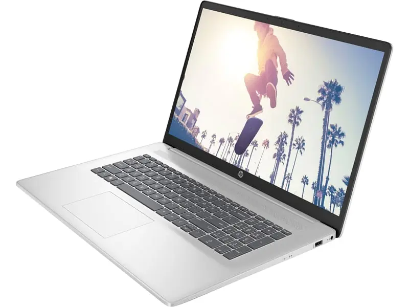 Ноутбук HP 17-cn3025ru 17.3' FHD IPS AG, Intel i3-N305, 8GB, F512GB, UMA, DOS, серебристый (9H8Q9EA) - фото 2
