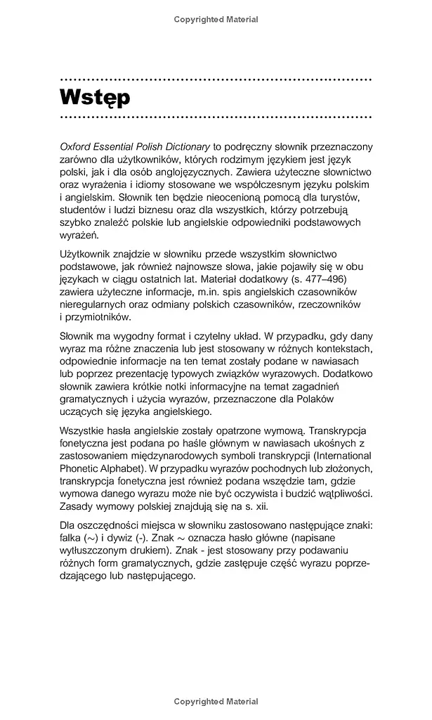 Oxford Essential Polish Dictionary. Polish-English/English-Polish/Polsko-Angielski/Angielsko-Polski - фото 5