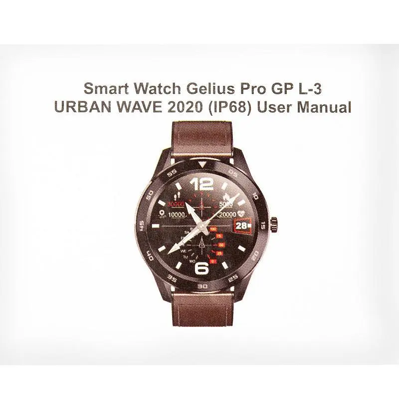 Смарт-часы Smart Watch Gelius Pro GP-L3 (URBAN WAVE 2020) (IP68) Silver/Dark Blue - фото 2