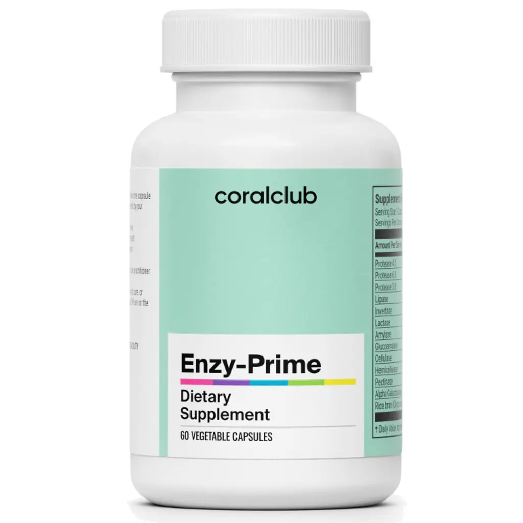 Ензі-Прайм Корал Клаб, 60 капсул | Enzy-Prime Coral Club