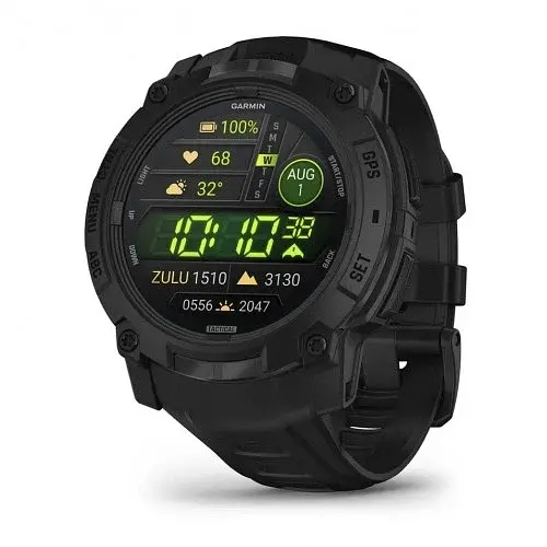 Смарт-часи Garmin Instinct 3 Tactical Edition 50 мм AMOLED Чорний 010-03020-50