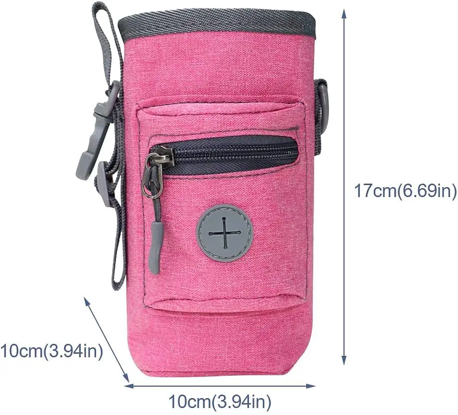 Сумка для вигулу і тренувань собак Pilarmuture Dog Training Treat Pouch Rose Red - фото 2