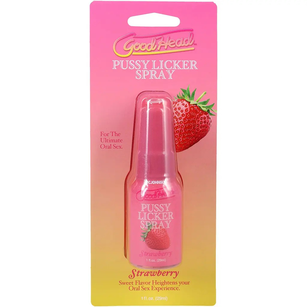 Спрей Doc Johnson для кунілінгусу GoodHead Pussy Licker Spray - Полуниця, 29 мл - фото 2