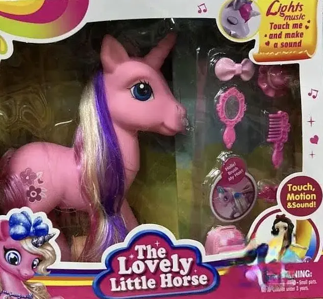 Ігровий набір Поні Єдиноріг із шовковистою гривою зі звуком My Little Pony