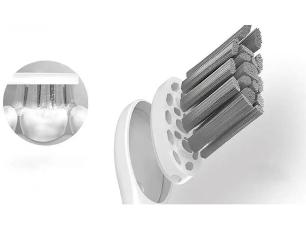 Насадки для зубной щётки Oclean Toothbrush Head for Opel SE Air X F1 White 2шт PW01 - фото 3