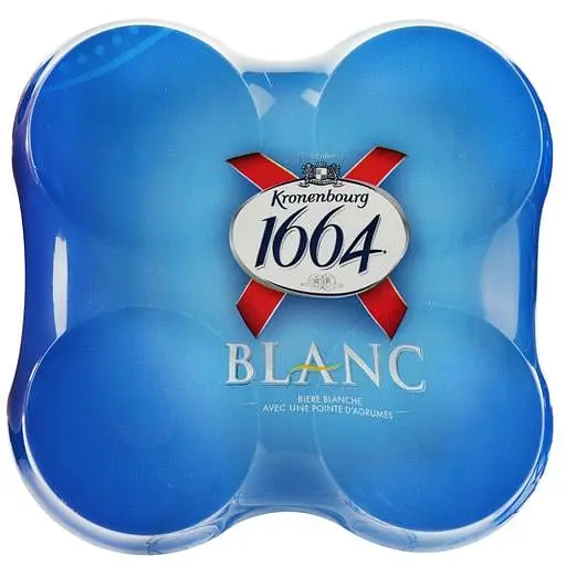 Набір пива Kronenbourg 1664 Blanc світле 4.8% з/б 1.32 л (4 шт. х 0.33 л) (796876) - фото 5