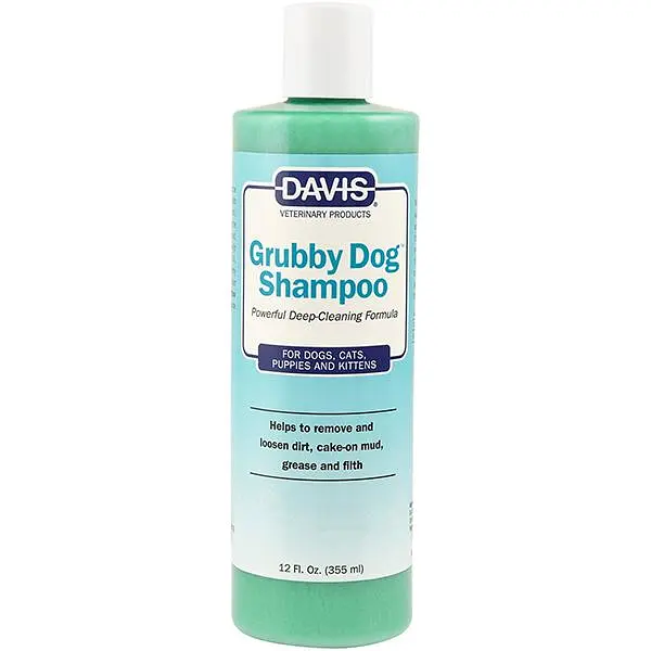 Шампунь Davis Grubby Dog Shampoo Девіс Граббі дог глибокого очищення для собак і котів (концентрат) 355 мл (GDS12)