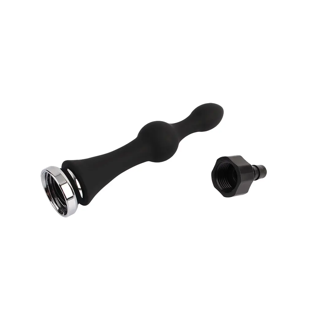 Анальний душ Black Mont Teasing Enema 6 (чорний) - фото 3