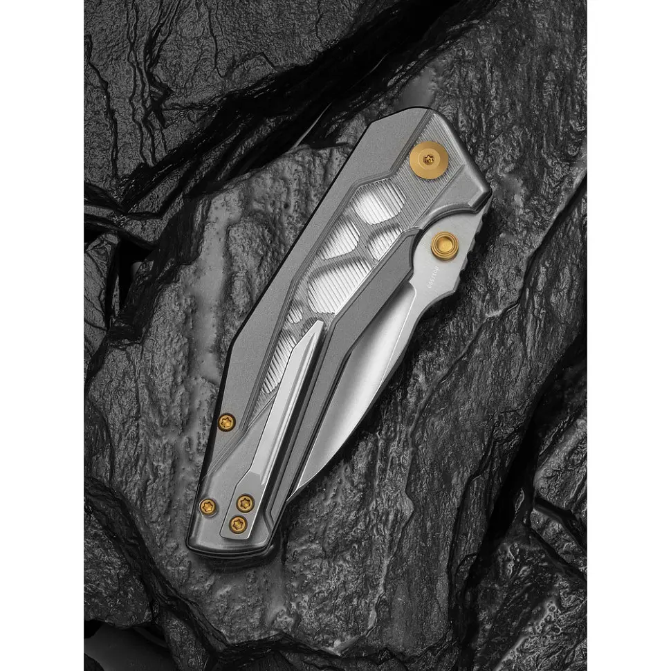 Ніж складаний туристичний Civivi Wellmax (9.1 см) 14C28N / Aluminum сірий - фото 11