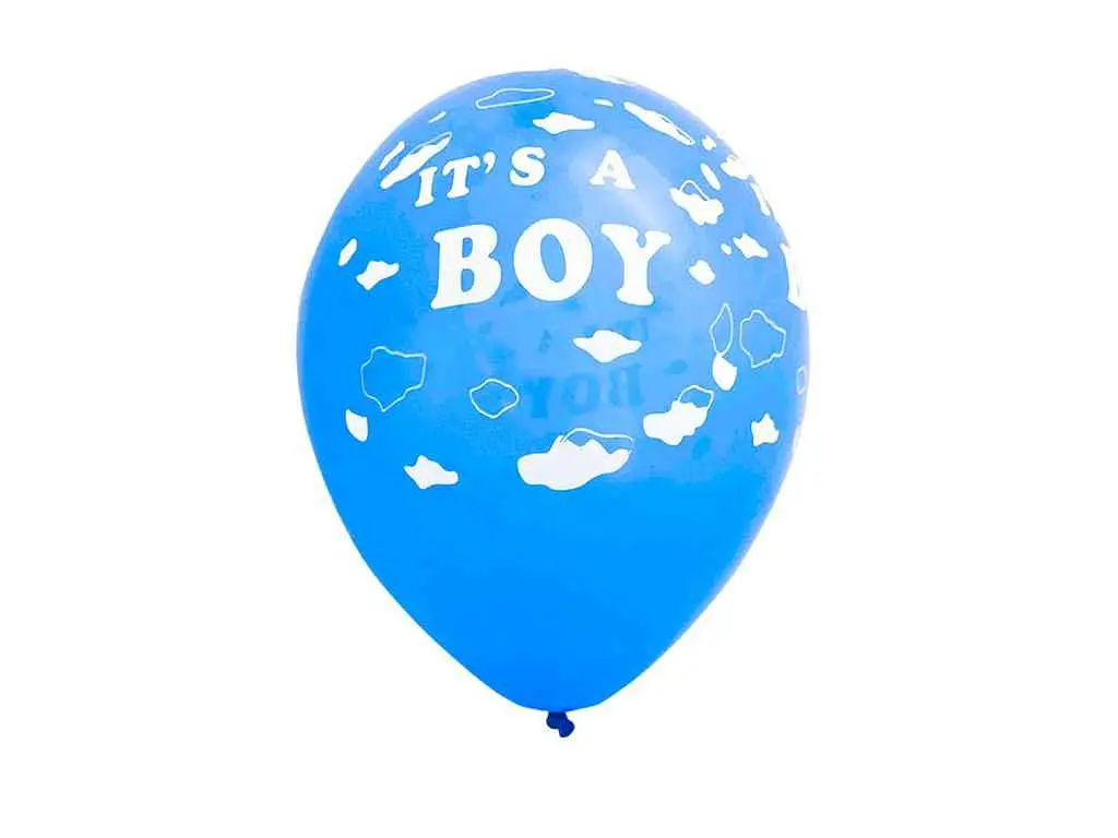 Кульки PELICAN 12 (30 см) It's a Boy (10шт/уп) 5-стор. хлопчик - фото 3