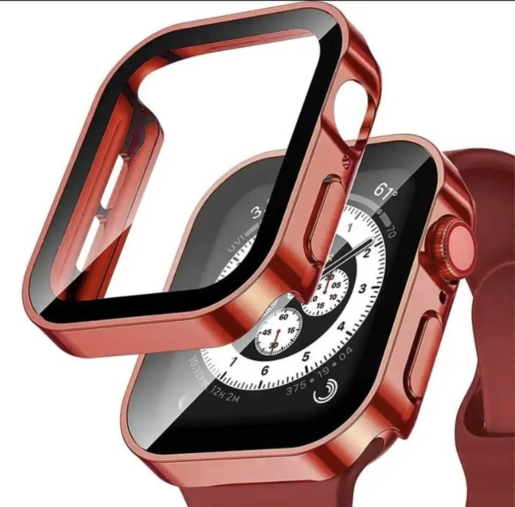 Захисний чохол зі склом Choice 2 для Apple Watch 44 мм Червоний - фото 2