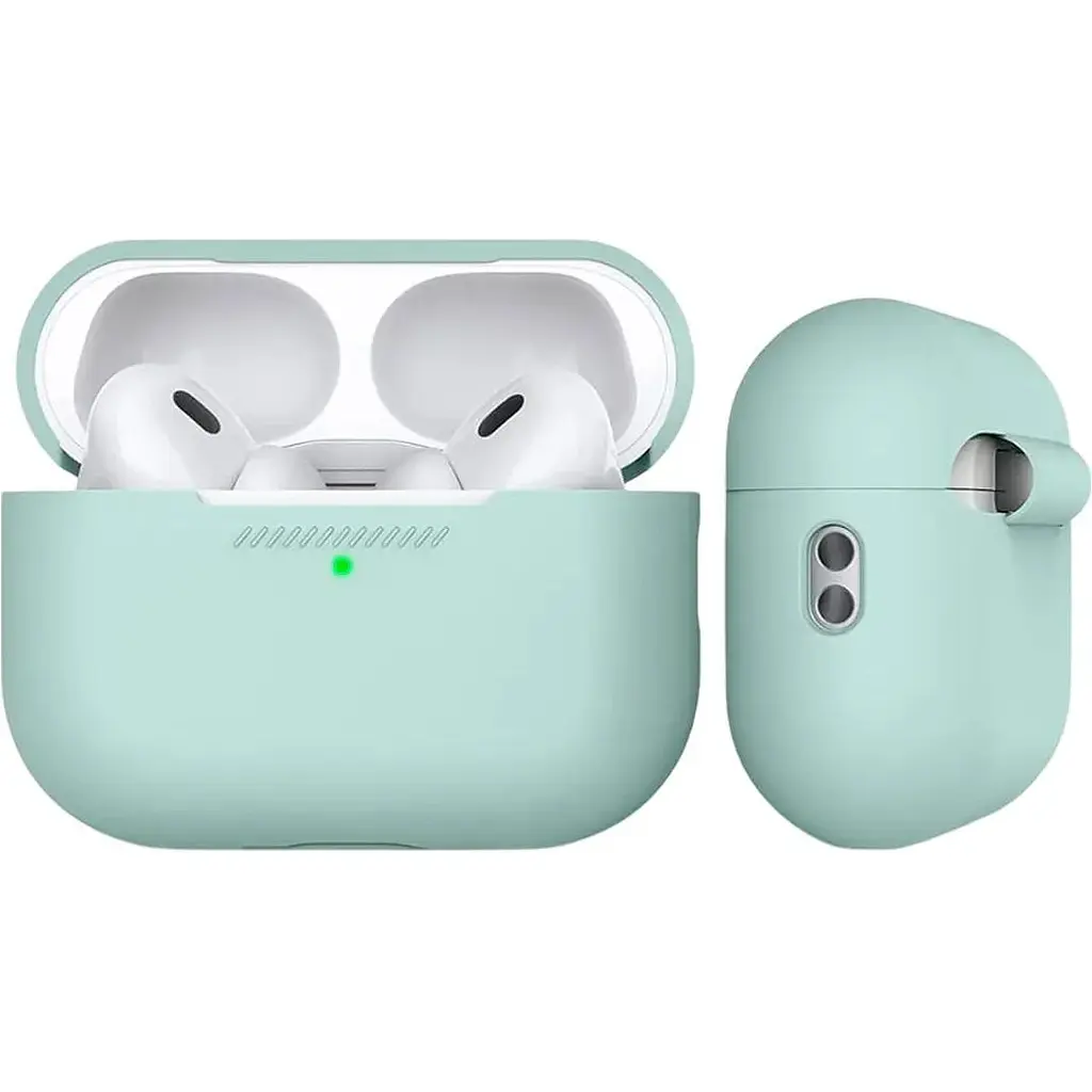 Чехол AhaStyle Colorful Silicone Case для AirPods Pro 2 Gemstone Green [CP-187-2-C-GG] [133836] - фото 2