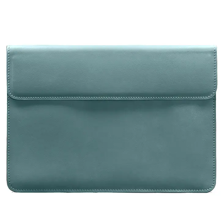 Шкіряний чохол-конверт BlankNote на магнітах для MacBook Pro 16" Бірюзовий - фото 5