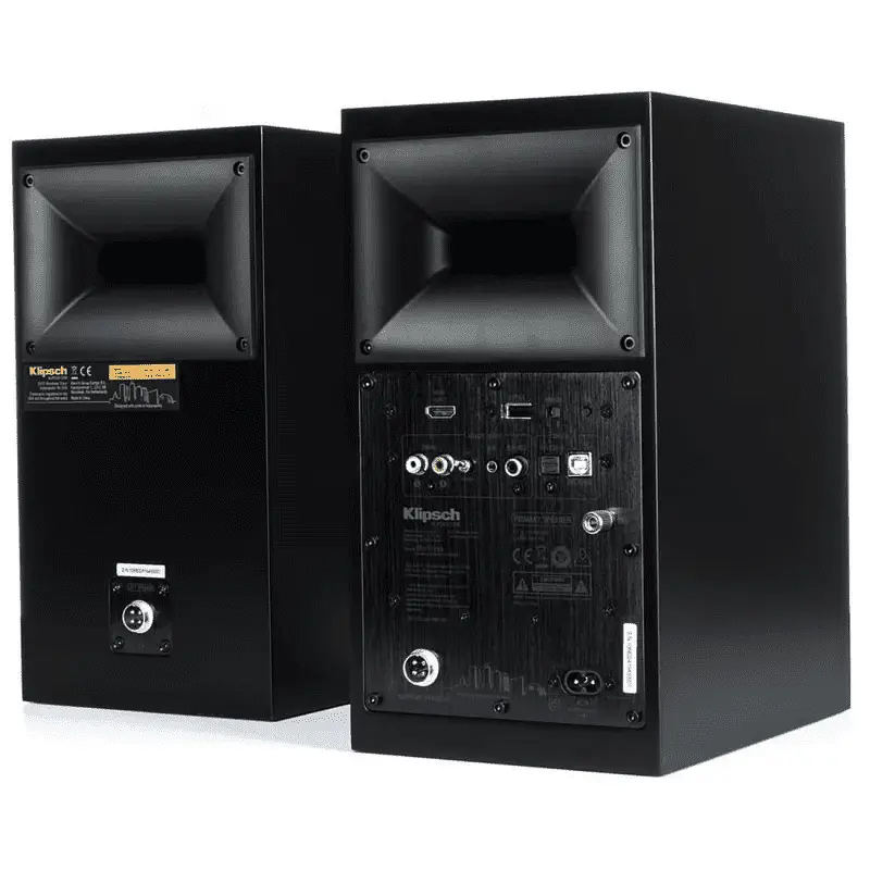 Повна активна мультимедійна акустика Klipsch The Fives Matte Black - фото 7