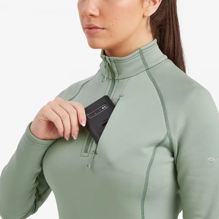 Флісова кофта Montane Female Fury Pull-On Pale Sage S (1004-FFRYPSAGB15) - фото 6