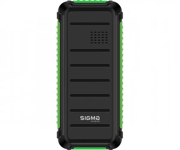 Телефон Sigma mobile X-style 18 Track захищений чорний із зеленим (4827798854433) - фото 4