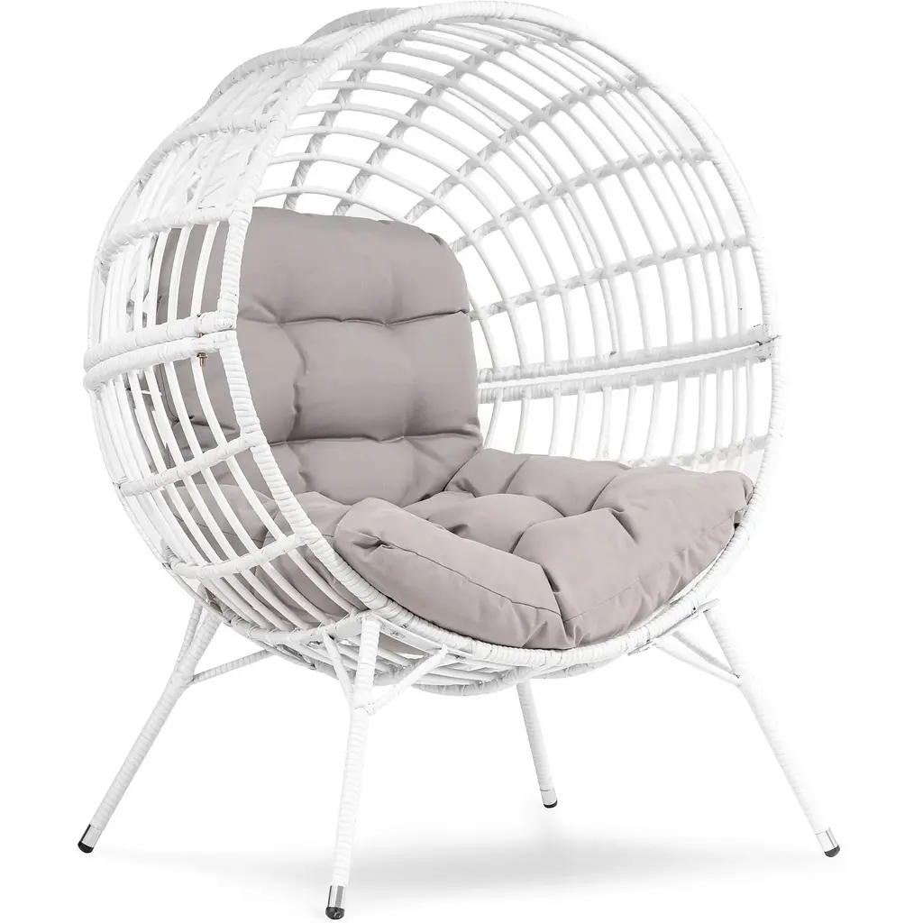 Садове крісло Di Volio Arancia біло-сірий - фото 2