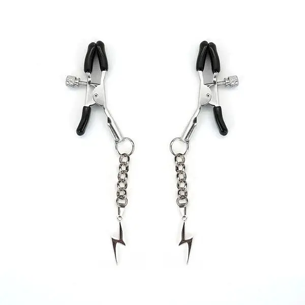 Затискачі для сосків Liebe Seele Lightning Nipple Clamps Silver Liebe Seele SX1691 100683