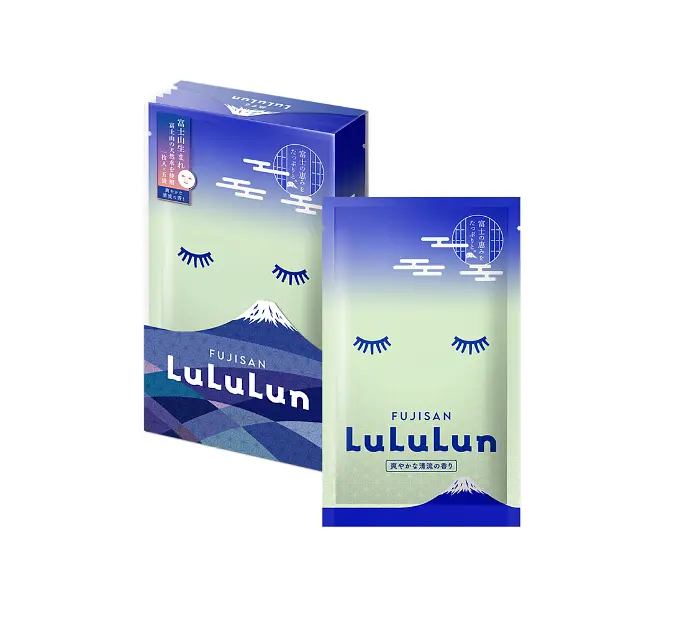 LULULUN Face Mask Fuji Clear Stream зволожуюча маска з джерельною водою з гори Фудзі, 1 шт х 5 уп - фото 3