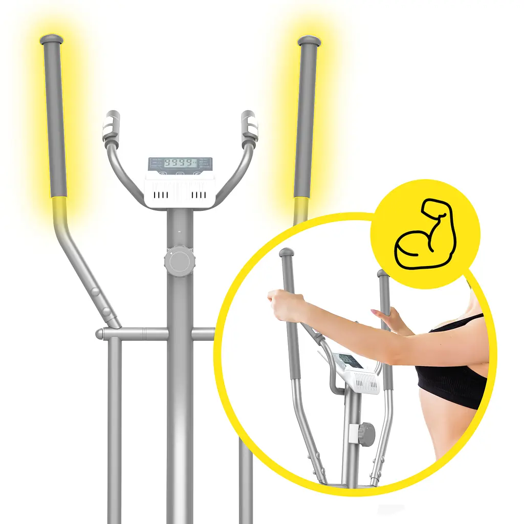 Орбитрек электромагнитный Cornix Fiona White/Grey - фото 6