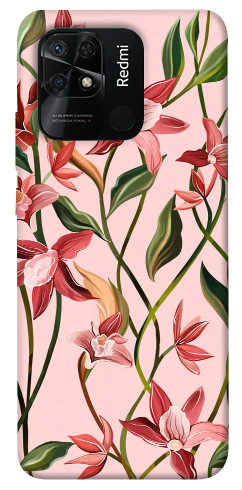Чохол для телефону Xiaomi Redmi 10C flower print - фото 6