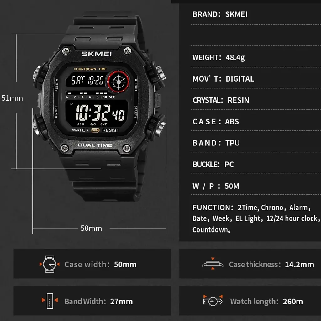 Годинник Skmei Faust - фото 6