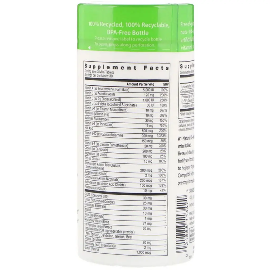 Мультивітаміни для дорослих 50+ Rainbow Light Food-Based Multivitamin 90 таблеток - фото 2