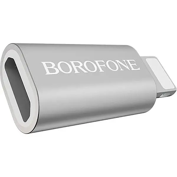 Перехідник Borofone BV5 adapter Micro-USB to Lightning converter OTG support - фото 3