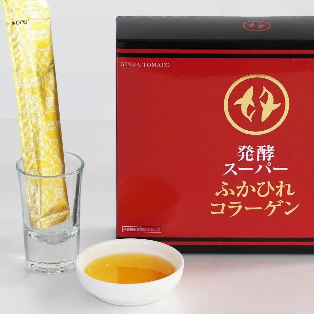 Колаген Ginza Tomato Fermented Collagen ферментований з плавців акули 30 стіків - фото 2
