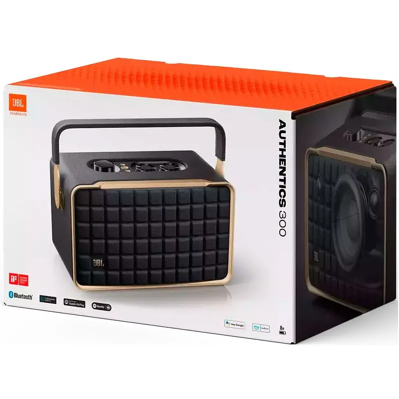 Акустическая система JBL Authentics 300 (JBLAUTH300BLKEP) [103302] - фото 12