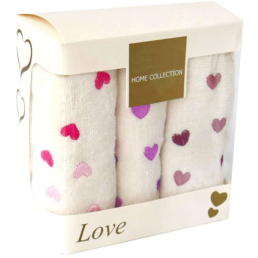 Набор салфеток кухонных Izzihome Love 30х50 см 3 шт. (608888) - фото 6