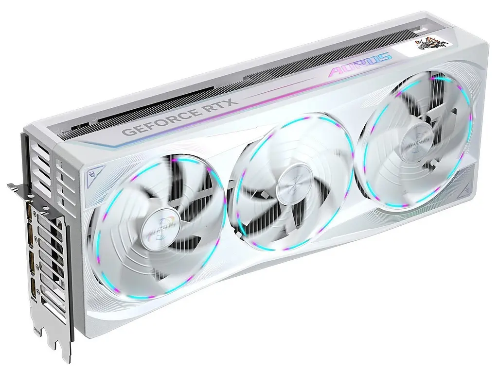 Відеокарта GF RTX 5090 32GB GDDR7 Aorus Stealth Ice Gigabyte (GV-N5090AORUSST ICE-32GD) - фото 5