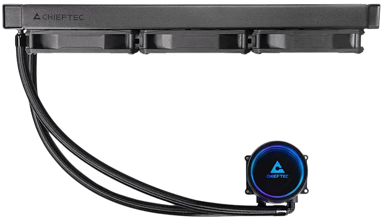 Водяне охолодження Chieftec Iceberg 360 DARK ARGB Black (CLC-360-BLK) - фото 3