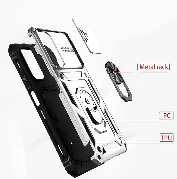 Панель BeCover Military для Motorola Moto G32 Silver (708181) - фото 2