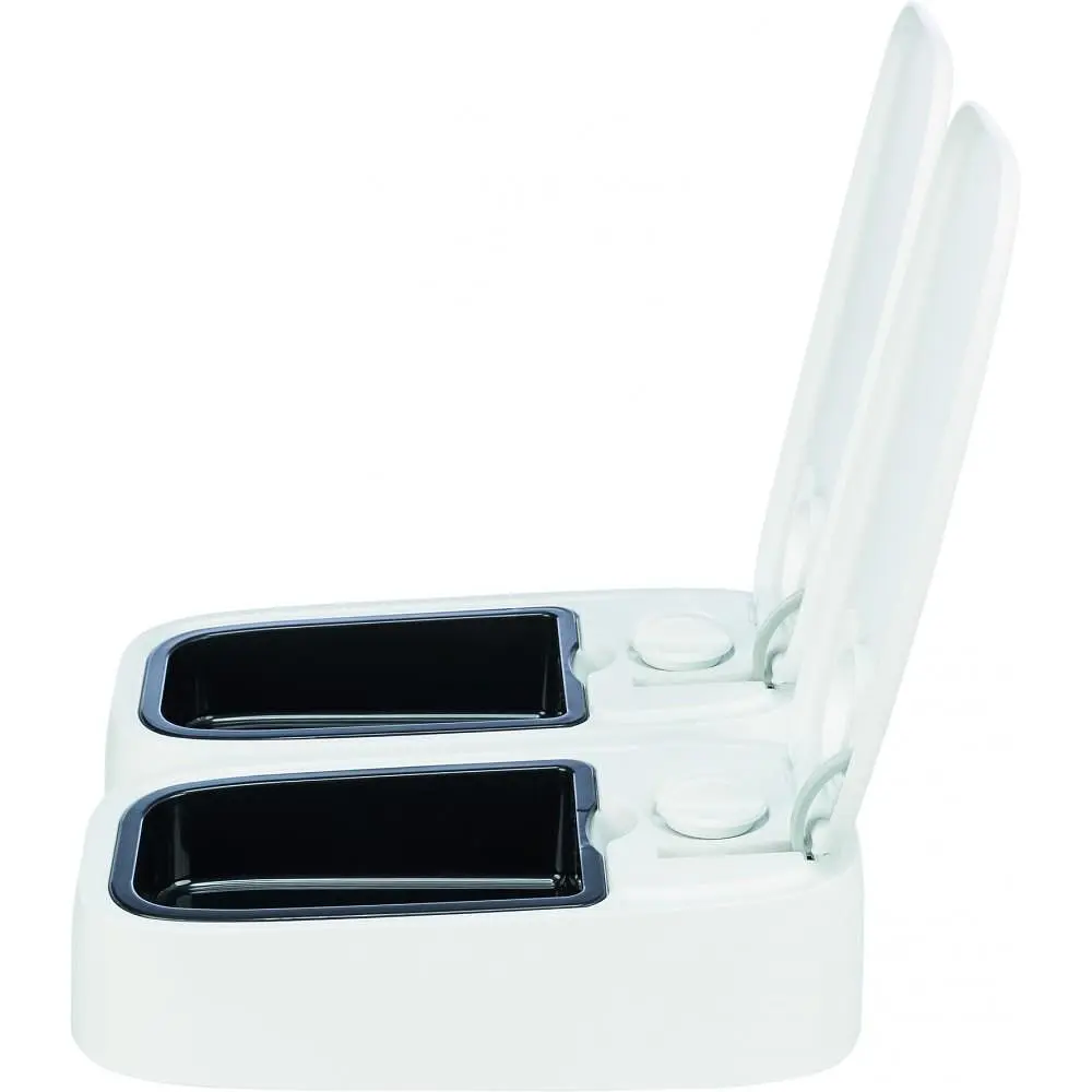 Автоматическая кормушка Trixie TX2 2 x 300 мл / 27 см x 7 см x 24 см (черная) - фото 7