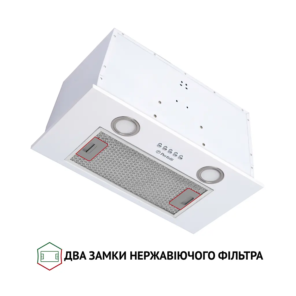 Витяжка повновбудована PERFELLI BI 5652 WH 1000 LED - фото 3
