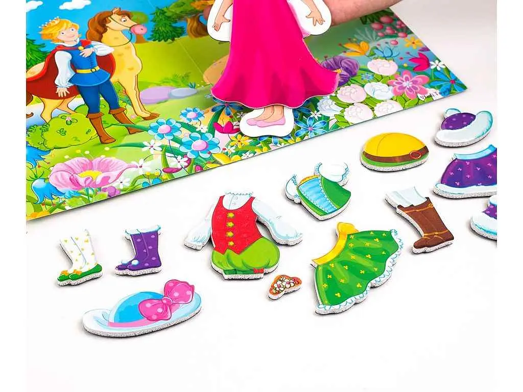Гра розвиваюча VLADI TOYS "Принцеса" магнітна VT3204-26 - фото 9