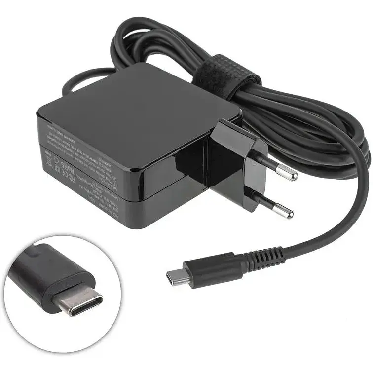 Блок питания для ноутбука OEM Xiaomi 45W коннектор Type-C - фото 3