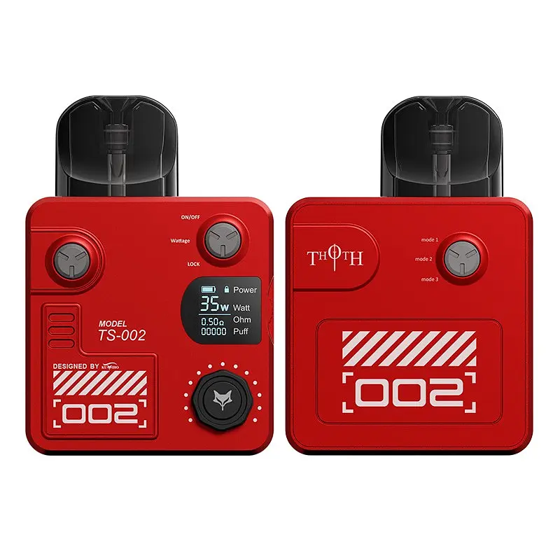Под-система Kumiho Thoth S 35 W Pod 1000 mAh 2 ml Kit Charming Red (16845) - фото 3