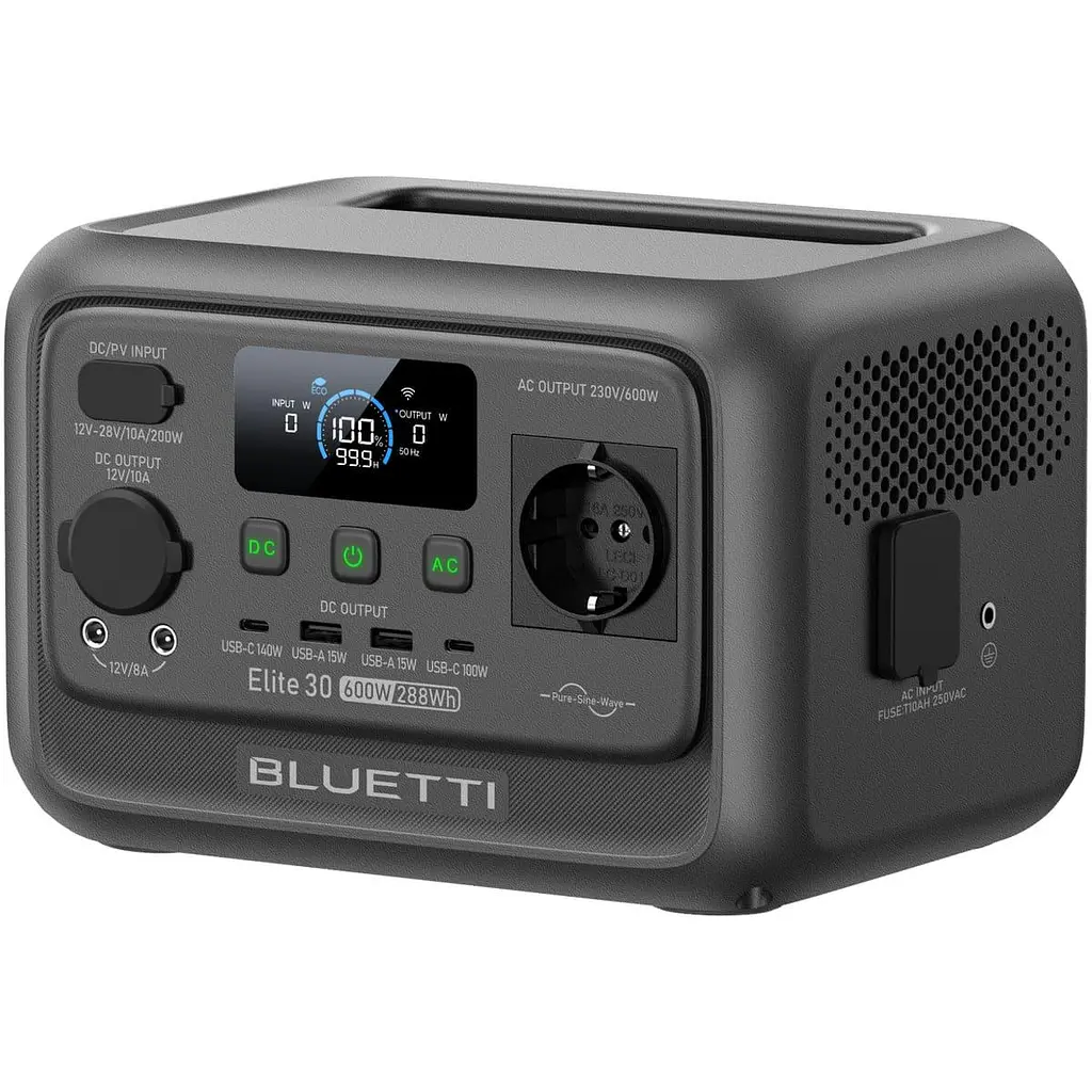 Зарядная станция BLUETTI Elite 30 V2 / 600 Вт / 288 Вт/ч / LiFePO4 (EL30V2) UA - фото 4
